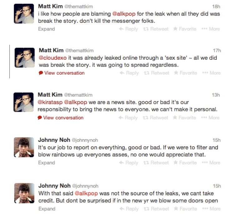 here is the response from a staff (matt) and the 6theory ceo (johnny)*6theory is the parent company of allkpop