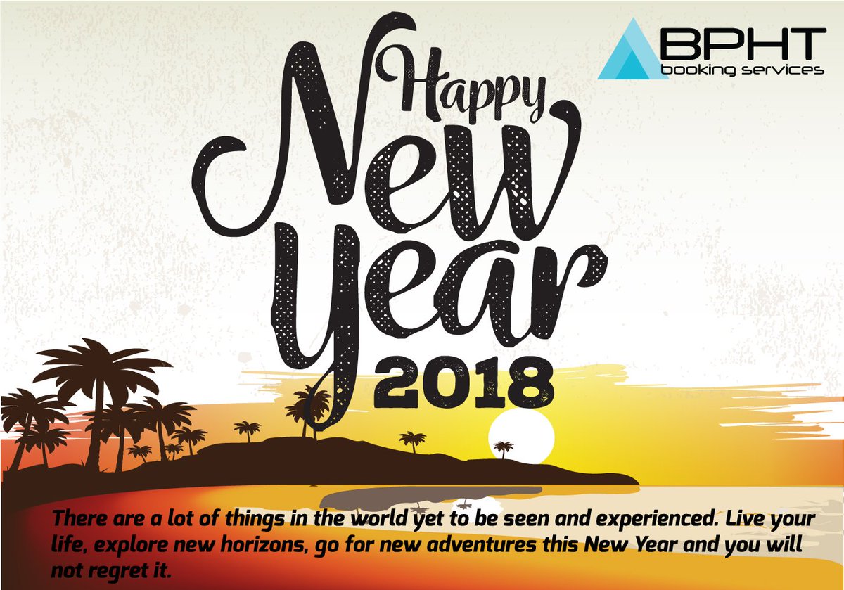 BPHT07's tweet photo. Happy New Year! Everyone. #NewYear2018 #BPHTBookingServices https://t.co/8tmT7JebWM