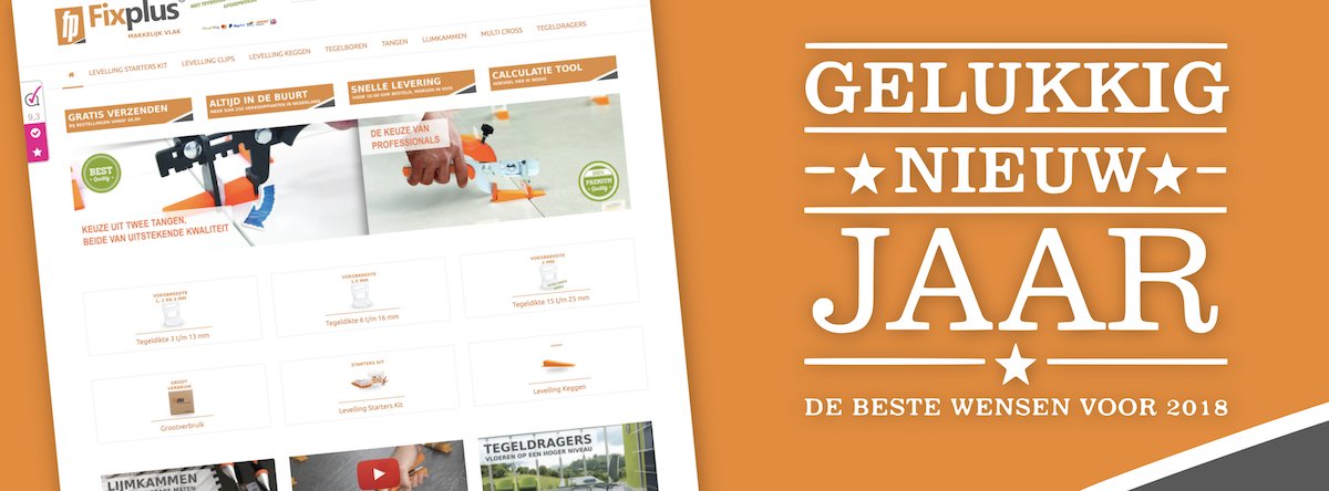 Fixplusnl's tweet image. Namens het Fix Plus Team gelukkig nieuwjaar en de beste wensen voor 2018. 
Wij beginnen het nieuwe jaar goed met de lancering van onze nieuwe website. 
fix-plus.nl