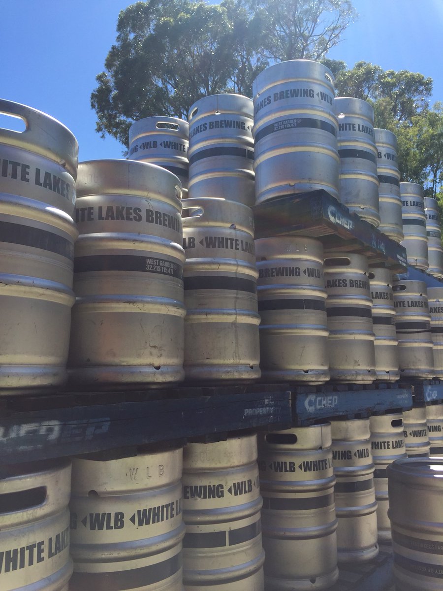 White Lakes Brewing on Twitter "Lots of empty kegs to refill, thanks