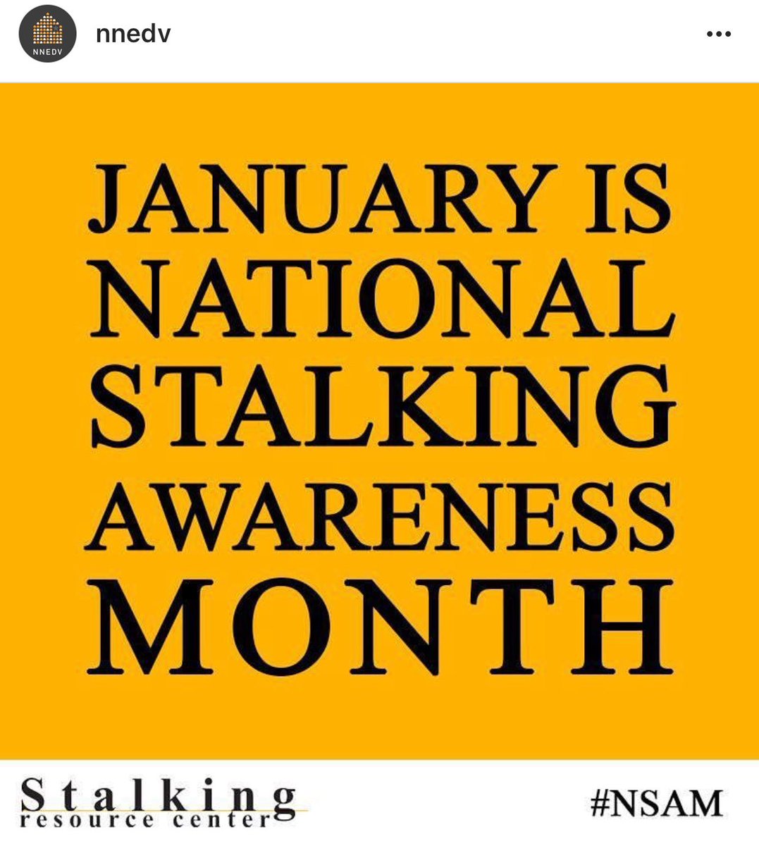 #Stalker #stalkerawareness #NSAM #domesticviolence