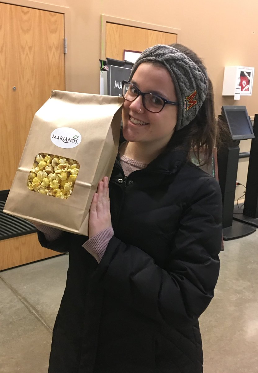  @mospilly got a final bag of  @MarianosMarket popcorn