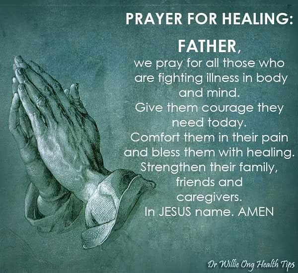 Doc Willie Ong On Twitter Prayer For Healing Father We Pray