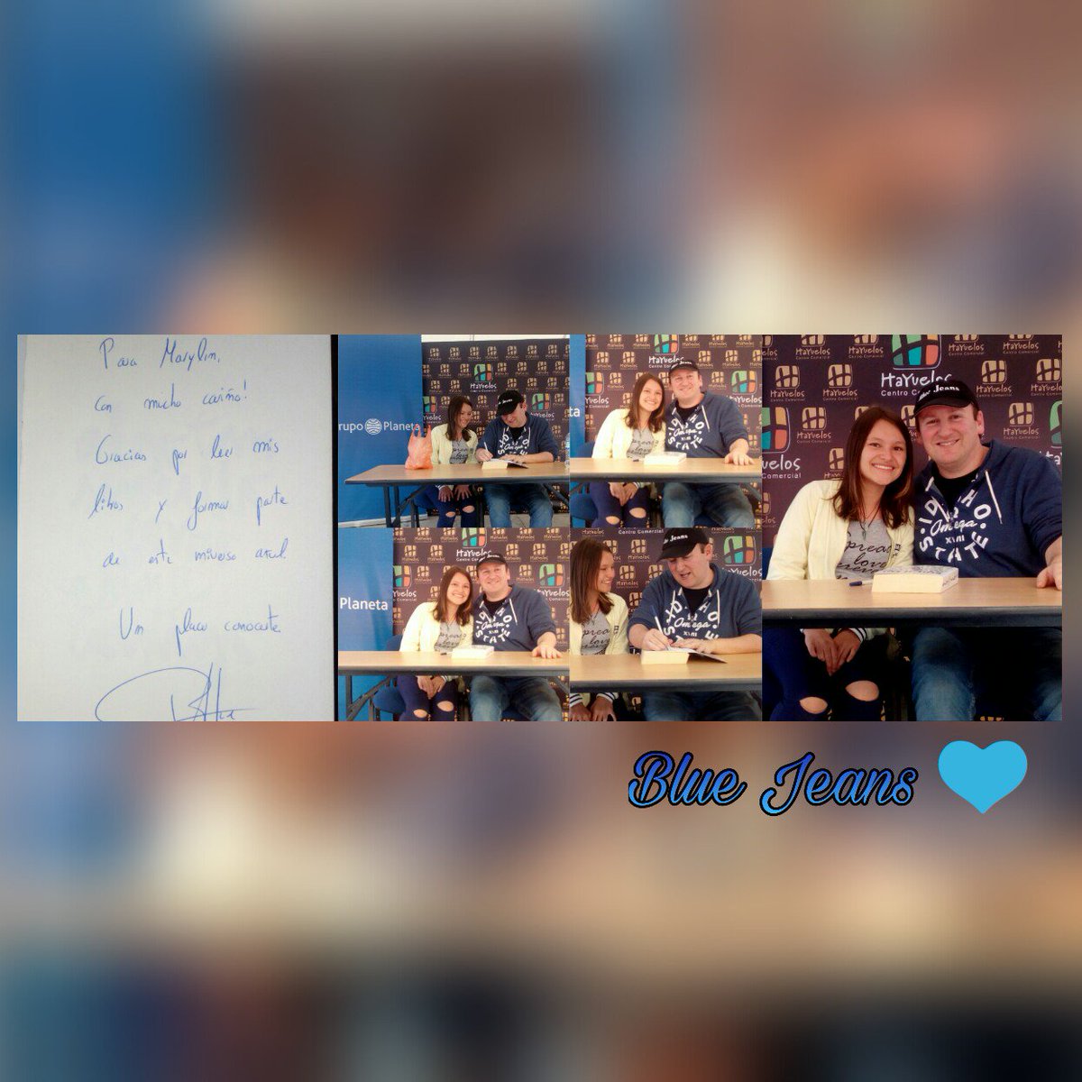 Maaar0307's tweet photo. En definitiva, el mejor momento de mi 2017 💙 #UniversoAzul #BlueJeans @FranciscodPaula https://t.co/OhqgkPfxpb