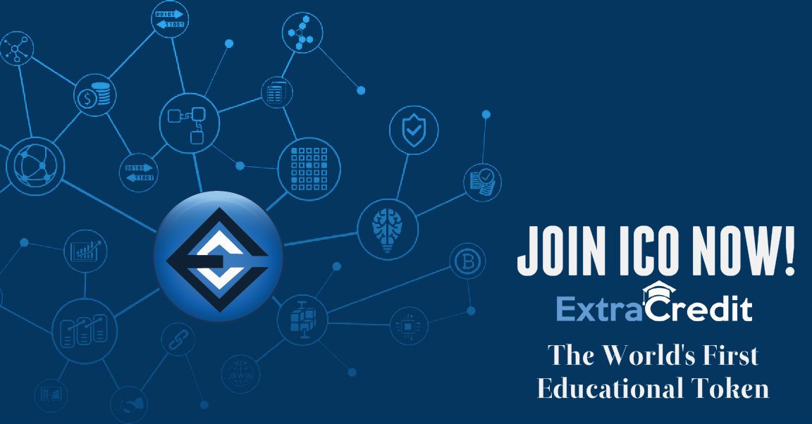 Our Pre-Sale has begun! Join us on ExtraCredit.io !

20% Bonus for contributors of the presale! 

#BTC #LTC #XRP #XMR #DASH #BCC #SUB #BCH #ETH #BTC
#BitcoinHomework #ExtraCredit #EXTRACREDITICO #XTRA $XTRA #ELearning #EdTech #FinTech #OnlineEducation #Blockchain #ICO