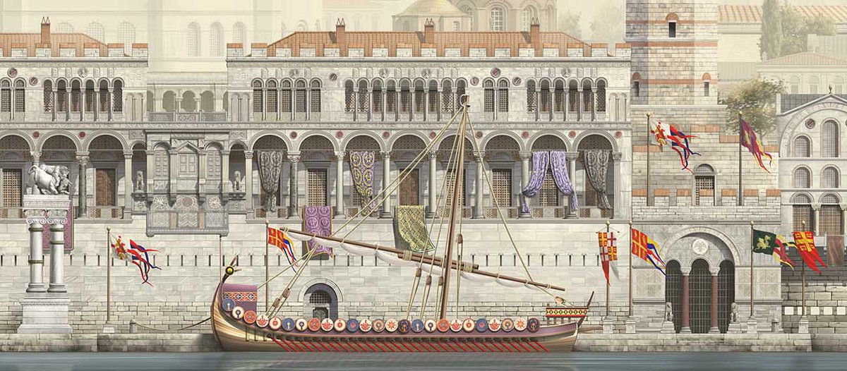 HKSandham's tweet photo. If you don't already know him, Antoine Helbert is a French artist who does incredible architectural drawings, portraits & scenes inspired by Byzantium. https://t.co/c3f4nsOKRp https://t.co/TITBxJcZbv