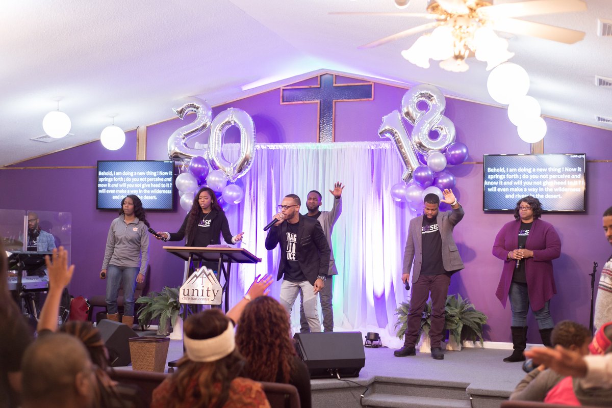 UCCAlabaster's tweet photo. New Years Eve Watch Night Service was an incredible start to a victorious year of REACHING greater #unitychristiancenter https://t.co/oHVsEx3sQW