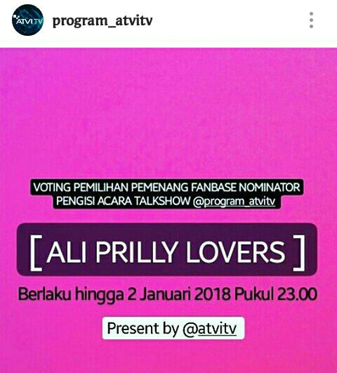 RifqiiRahmania1's tweet photo. Pilihan saya #APLuntukATVITV #aplwithatvitv https://t.co/Tn1VFfpAoD