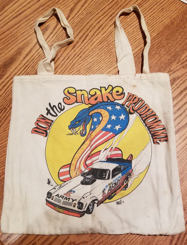 Hey Snake my dad got this backpack for me from you when he worked at Pink's. <a href="/DonPrudhomme/">Don Prudhomme</a>