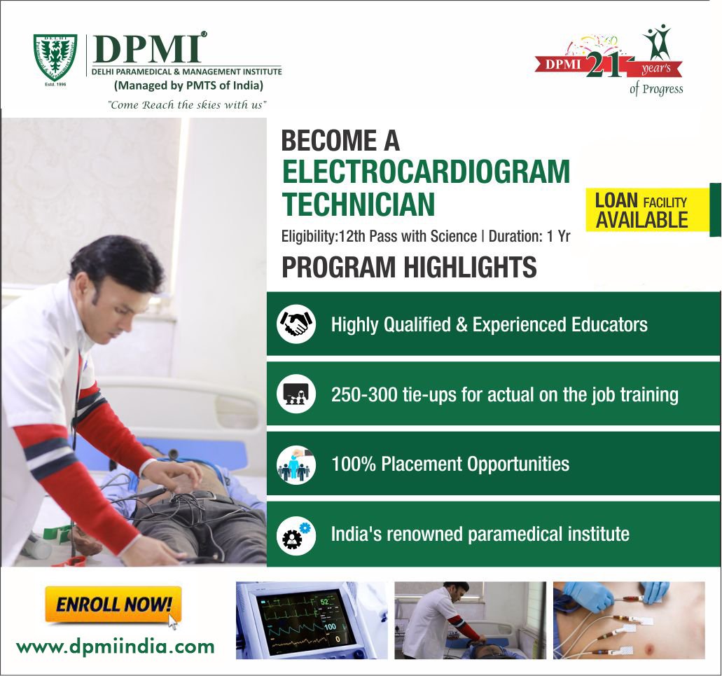 dpmiindia on Twitter an Electrocardiogram Technician within