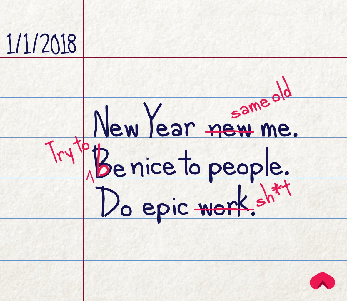 bragtweet's tweet photo. This year, do more of what makes you happy. #HappyNewYear2018 https://t.co/EIpgC0hup3