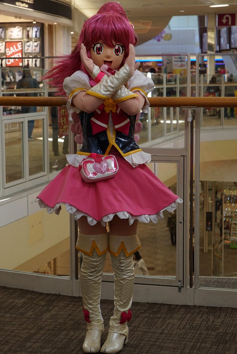 なかけん No Twitter お兄さん え ハピネスキャッチプリキュア キュアラブリーの撮影会を お兄さん混ざってる混ざってるww プリキュアショー