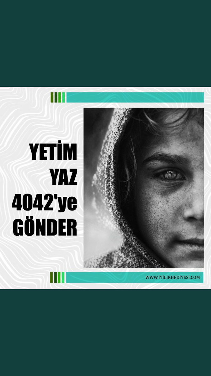 hatun_syah's tweet photo. Yetim Yaz 4042 ye Gönder 📩
Yetim Yaz 4032 ye Gönder 📲smesu 4042 ye Gönder @iyilikhediyesi https://t.co/t9w0G6dnms