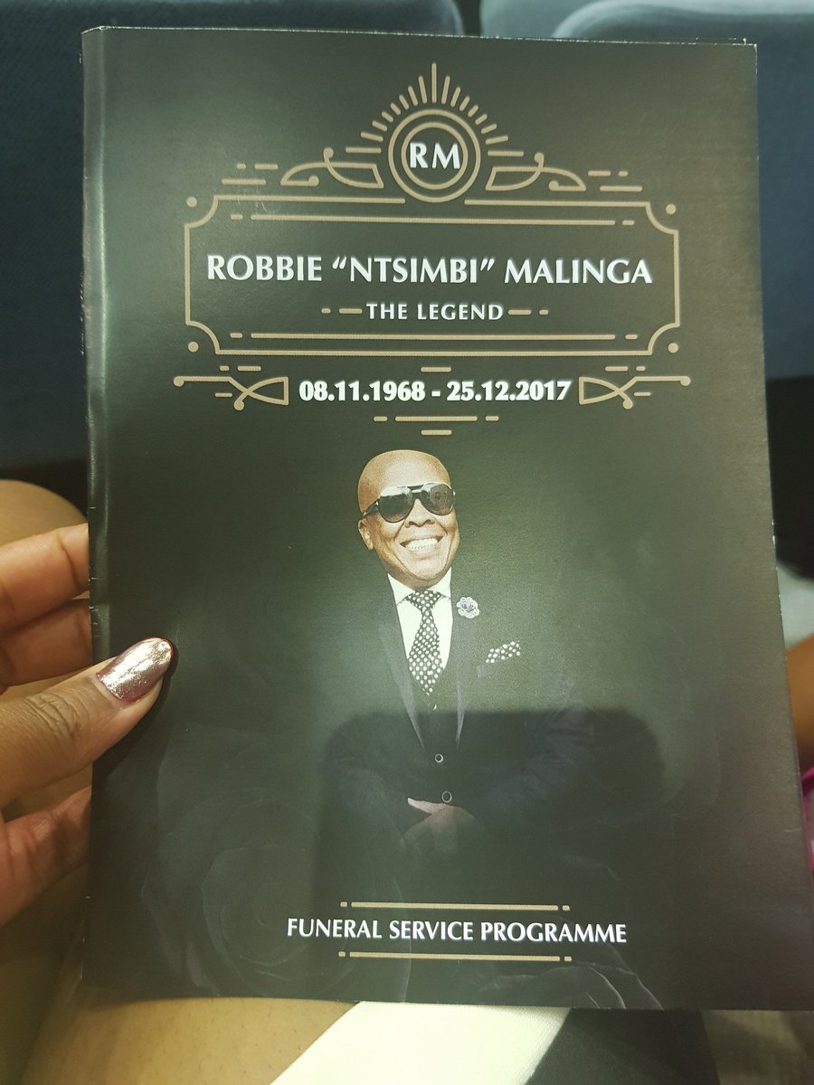 LeboKgothadi's tweet image. Beautiful send of for a legend #RIPRobbieMalinga