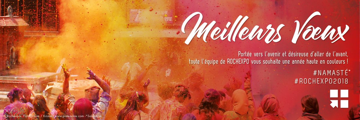 SIMODEC74's tweet photo. Toute l'équipe de Rochexpo vous souhaite une belle année 2018 haute en couleurs! #rochexpo2018 #namasté #simodec2018 https://t.co/DGgmRQcMoj