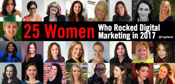 rachelloumiller's tweet photo. Have you seen it? 25 Women Who Rock #DigitalMarketing in 2017 https://t.co/zZewcf8PD1 #martech https://t.co/qWJuxLRDLe