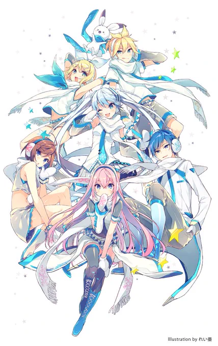 【雪ミク スカイタウン】3rd Anniversary、12月16日(土)から発売のグッズ等に使用される雪ミクちゃん達のイラストを1枚描かせて頂きました!雪ミクスカイタウンに行かれる方はどうぞよろしくお願いいたしましす〜!❄️  https://t.co/qnLycmj8iU 