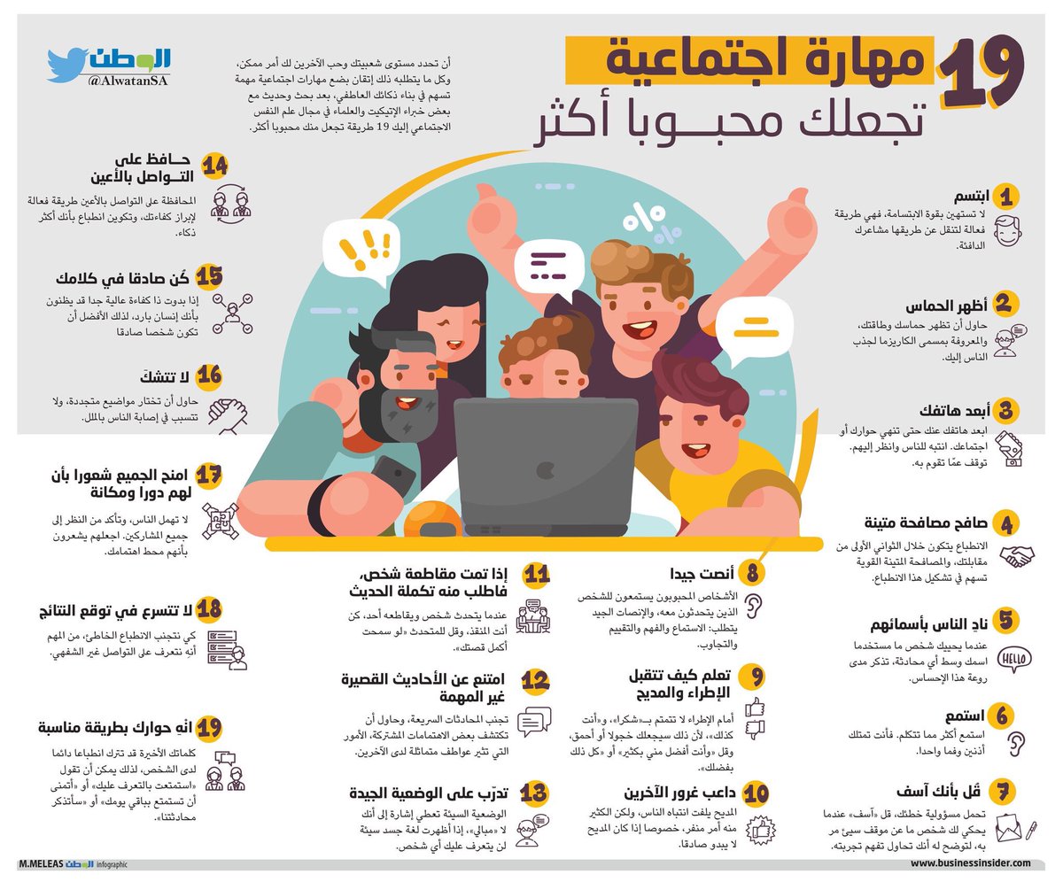 كيف تُكَوِّن صداقات جديدة وتصبح محبوباً ؟؟
#مهارات_محمد