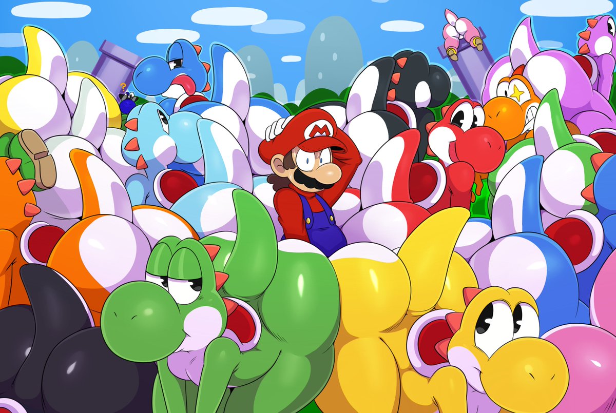 yoshi butts.