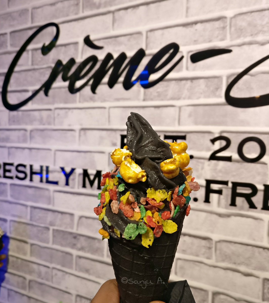 sanju aneja on Twitter: "BLACK #Icecream is the new flavour of the ...