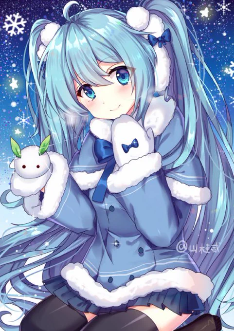#初音ミク 
冬 