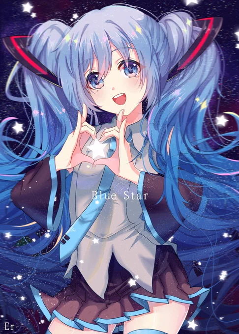 #初音ミク 
Blue Star 