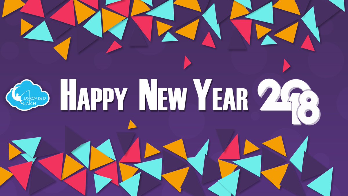 CatchCustomised's tweet image. We wish you a very Happy New Year 2018.....#newyear #welcome2018 #customisedcatch #fashion #corporategifts