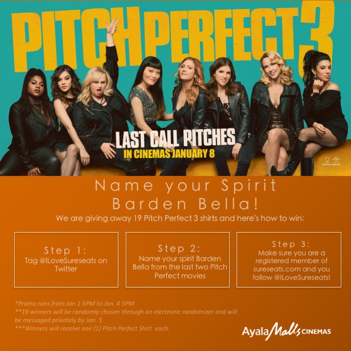 ilovesureseats's tweet photo. We are giving away 19 #PitchPerfect3 shirts and here's how to win! https://t.co/cT8ZqaARQk