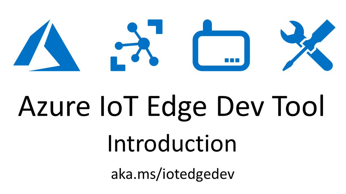 jongallant's tweet photo. The #Azure #IoT Edge Dev Tool is a #Python package that greatly simplifies your Azure IoT Edge development process. It has everything you need to get started and helps with your day-to-day IoT Edge development. https://t.co/5CsWO62pid https://t.co/qtFWIE876o https://t.co/8lKisTQfeC