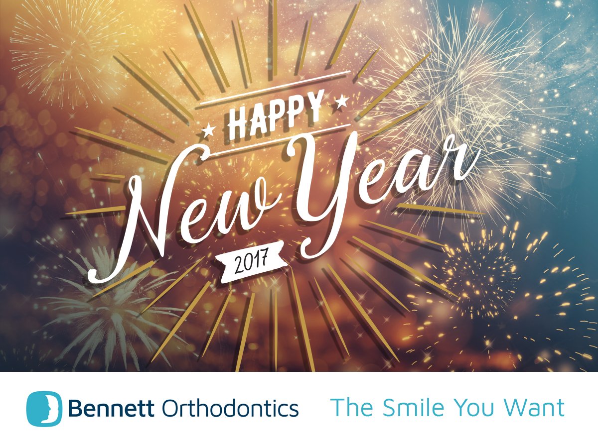 BennettOrtho's tweet photo. Happy New Year! Our office will be closed today, but will re-open January 2, 2018 @ 8:00am. We can't wait to see our patients in 2018! https://t.co/6PrwWZ0Dc8