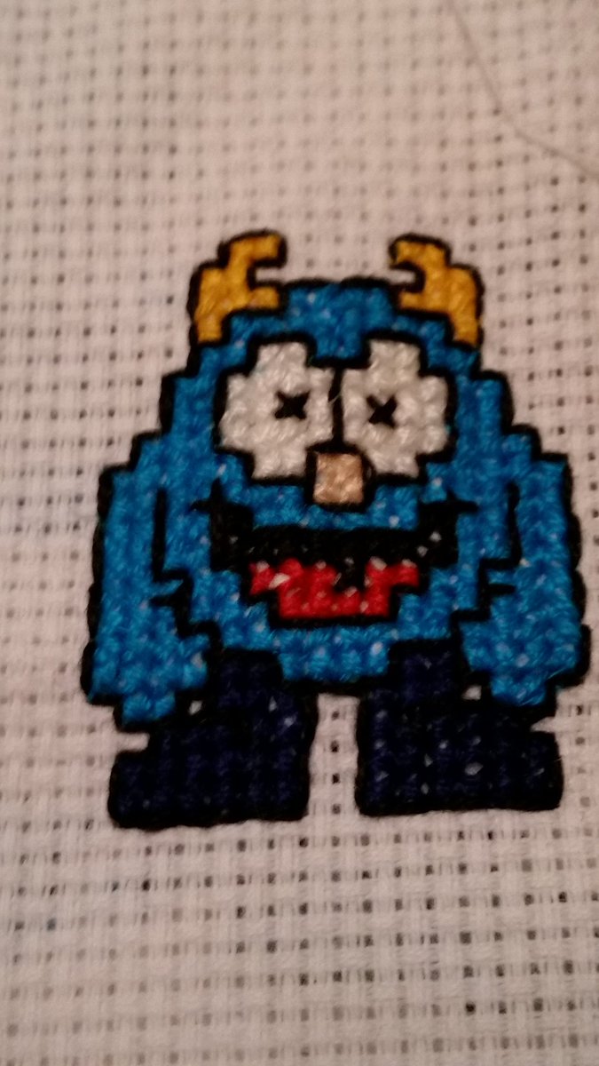 GivieLane's tweet photo. Loving cross-stitching these wee monsters! They are slightly addictive to sew!
#crossstitch #quickstitch #monsters https://t.co/IIrEw9ZpSq