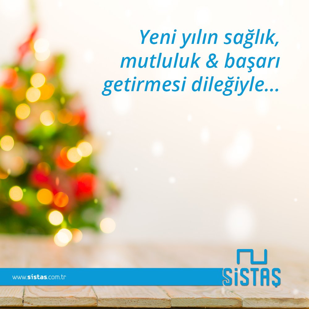 Yeni yılınız kutlu olsun!