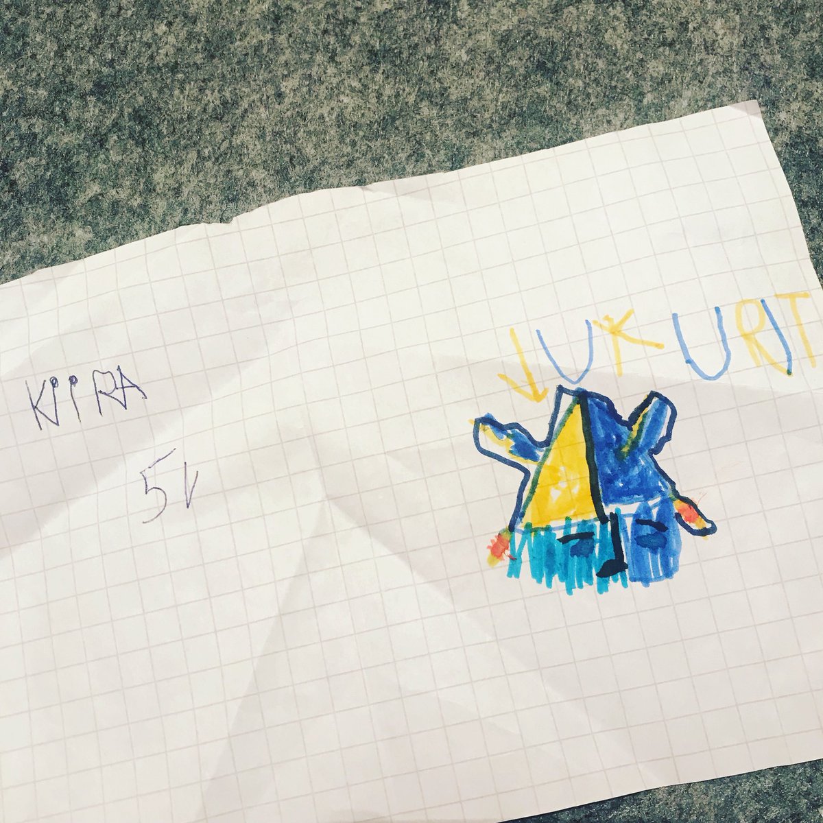 MikkelinJukurit's tweet photo. 5-vuotias Kiira lähetti Jukureille postia. Uusi vuosi käyntiin! Tällä viikolla pelataan keskiviikkona Kouvolassa ja lauantaina Ikiomalla.

#Jukurit #Liiga #uusiviikko #postia #viikinkiheimo #uusivuosi https://t.co/GXj2MIEPzt