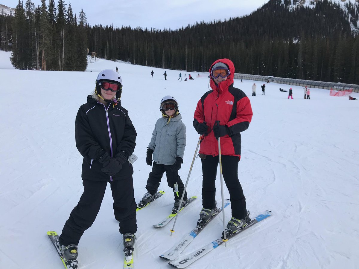 I learned how to ski today and it is harder than it looks.