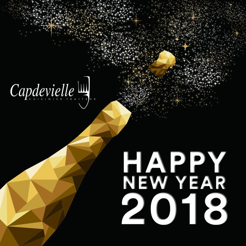 Capde_Traiteur's tweet photo. [Goodbye 2017... Welcome 2018 ! 🍾🥂]
Tous les membres de la Team Capdevielle est heureuse de vous souhaiter une excellente année 2018 ! #Love ❤ 1/2 https://t.co/HfBAoUed4K