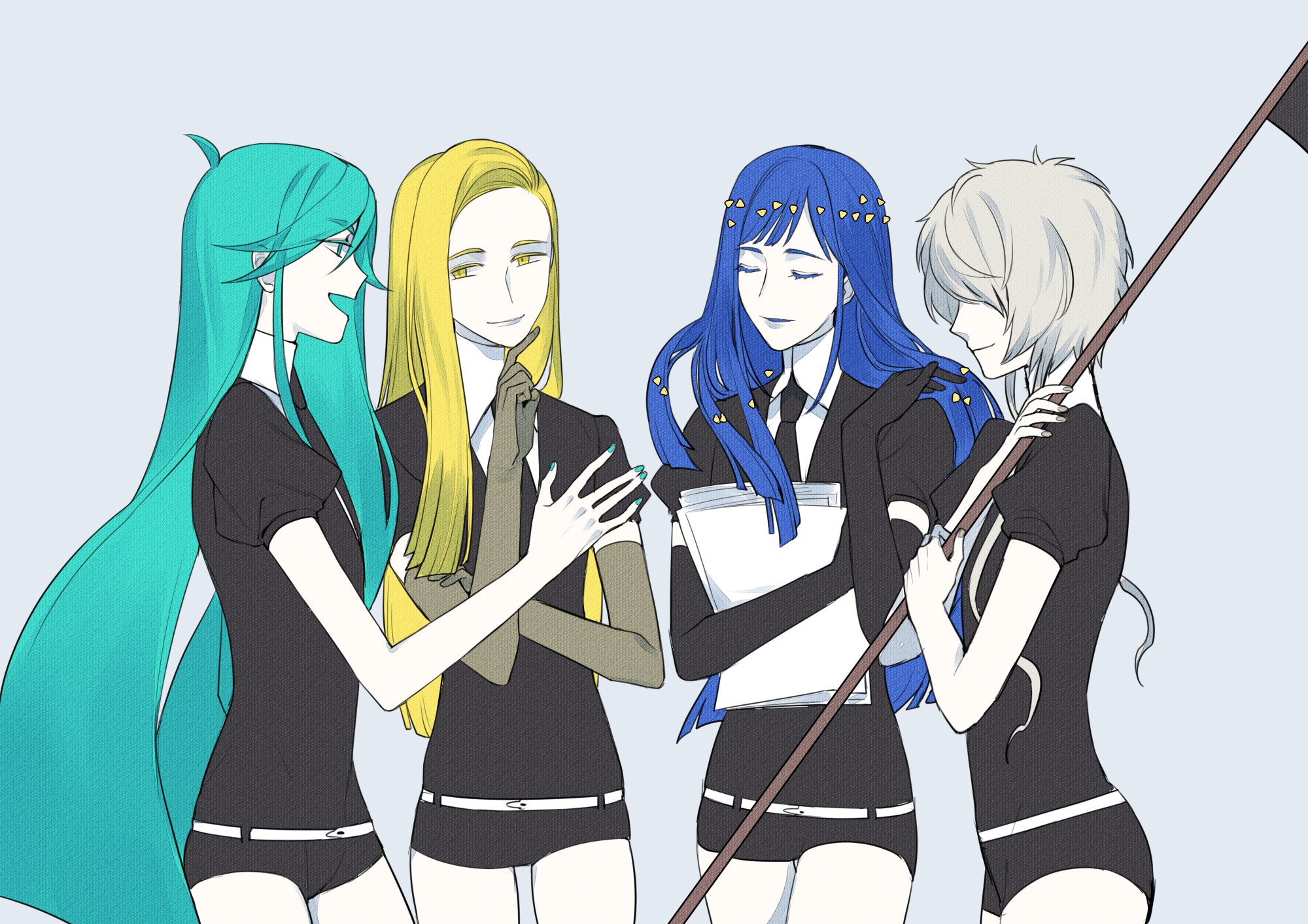 Ultracat The Good Old Days 宝石の国 Landofthelustrous アレキサンドライト Alexandrite Chrysoberyl クリソベリル Lapislazuli ラピスラズリ Ghostquartz ゴーストクォーツ T Co Ywmyd03vkf Twitter