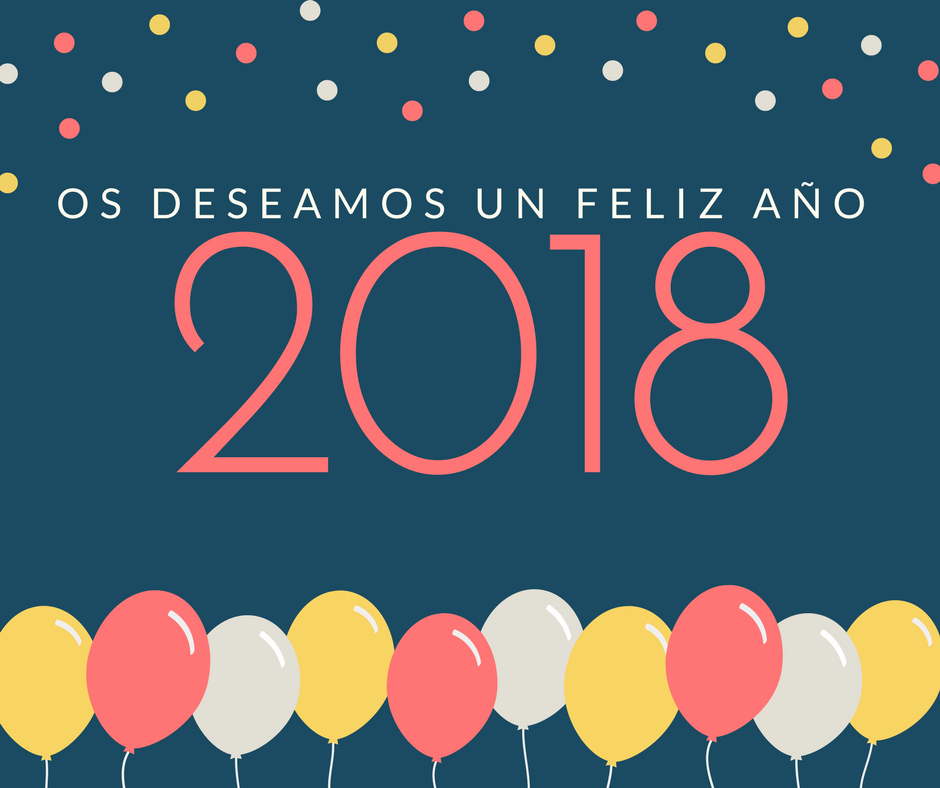 ¡Gracias por estar un año más a nuestro lado! Os transmitimos nuestros mejores deseos para el 2018.