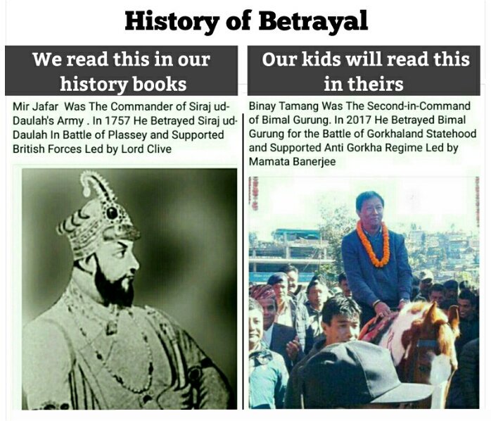 DipendraDipzo's tweet photo. History of Betrayal
#Gorkhaland https://t.co/nTaA8CVIDu