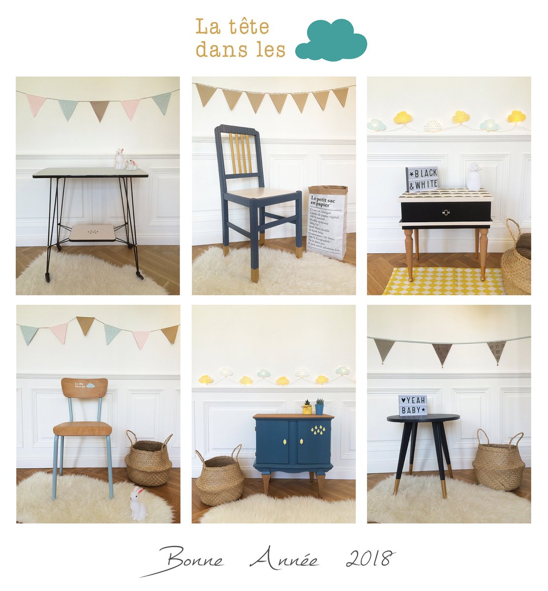 Bonjour et bienvenue à toi 2018 🤗 C'est avec plein d'enthousiasme, de bonheur et de bonne humeur que nous commençons cette nouvelle année!!! 🌟Très bonne année 2018 à vous tous 🌟#BonneAnnee2018 #voeux2018 #decoration #vintage #MAISON #ltdlndeco