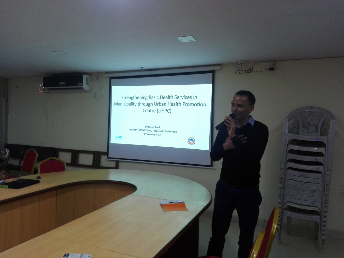 sagunpaudel's tweet photo. Presentation on Strengthening UHPC, Pokhara 
@sushilbaral https://t.co/UqmjG49we6