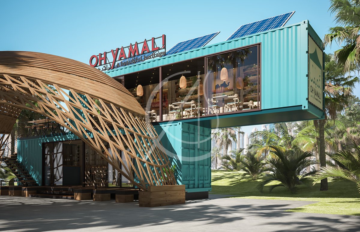 comelite_arch's tweet photo. Two 40-foot #containers are the main #building of the cafe. https://t.co/edvCIbqpEL #restaurantdesign #cafedesign
#caferestaurant #restaurants #coffeeshop #designcafe #goodidea #architecture #shipping #Containers #cafecontainer
#السعودية #كوفي #قهوة_وتغريده
#مطاعم_السعودي https://t.co/Lan9nAjSL1