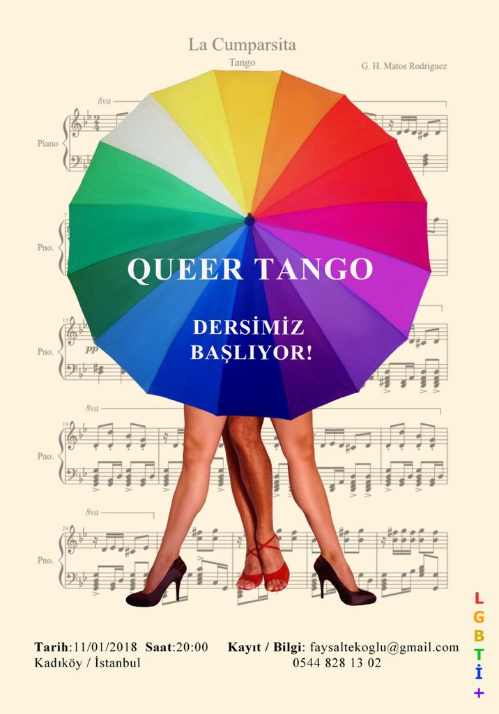 FAYSALTEKOGLU's tweet photo. ❤️Yeni Queer Tango sınıfımız açılıyor !!!
Yaygınlaştıralım lütfen🌈 https://t.co/BJJmaDQloW