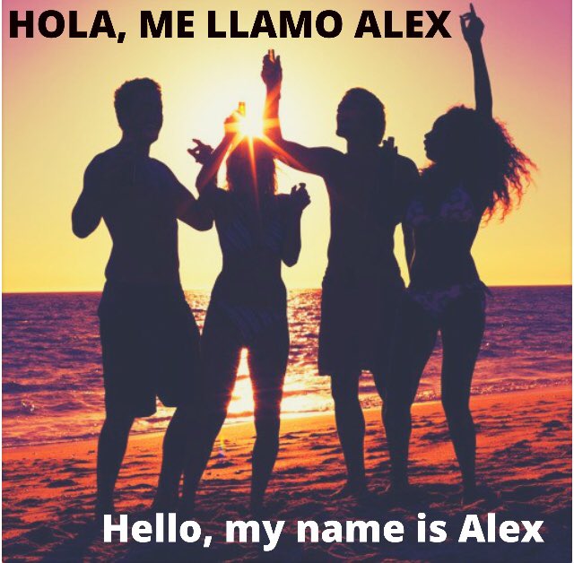 NILanguages's tweet photo. Day 2 - #learnuaryni
Introduce yourself with this simple, impressive phrase but replace my name with yours! 😉
(Oh la, may yamo ALEX) 🌏 #2018NewYear #backtowork #nothardwork #Languages #Skills #belfast #NorthernIreland https://t.co/PbOdR1Y4da