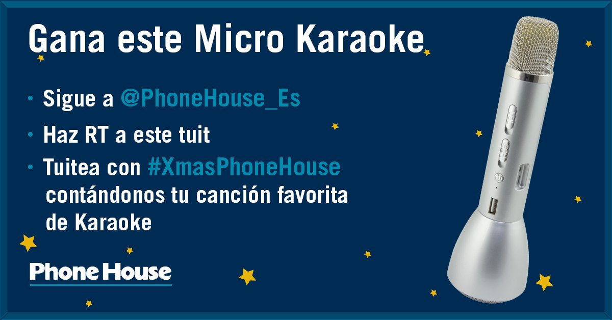 ✨¡Nuevo #SORTEO para estrenar el año! 🍾 

Si quieres convertirte en el rey de todas las fiestas del 2018, sigue las instrucciones ⬇️⬇️⬇️  ¡y gana un micrófono Karaoke!  🎤

➕INFO: bit.ly/SorteoKaraoke
