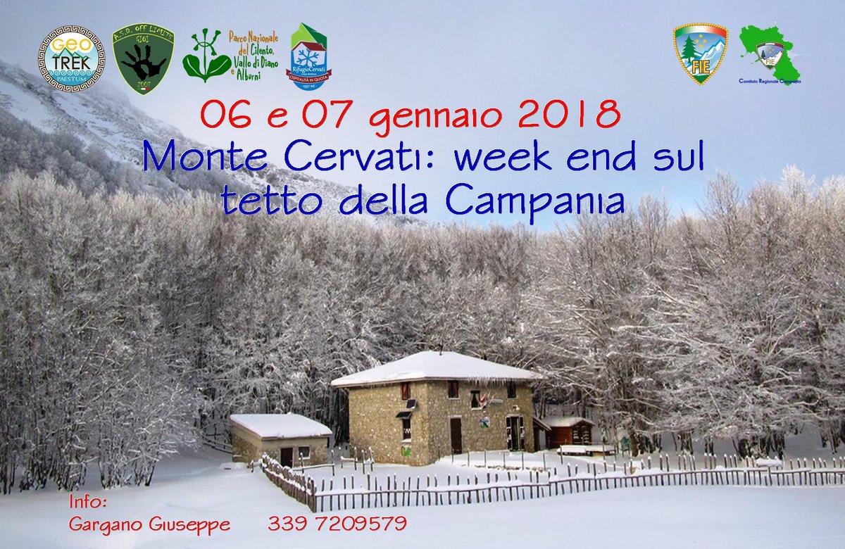 GeoTrekPaestum's tweet photo. Prima attività del 2018, week end dell'epifania sul Monte Cervati!!!
#GeoTrekPaestum
#RespectNature
#NaturalMenteCilento
#PNCVDA
#EscursioniCardioProtette https://t.co/KAlYsBzjZY