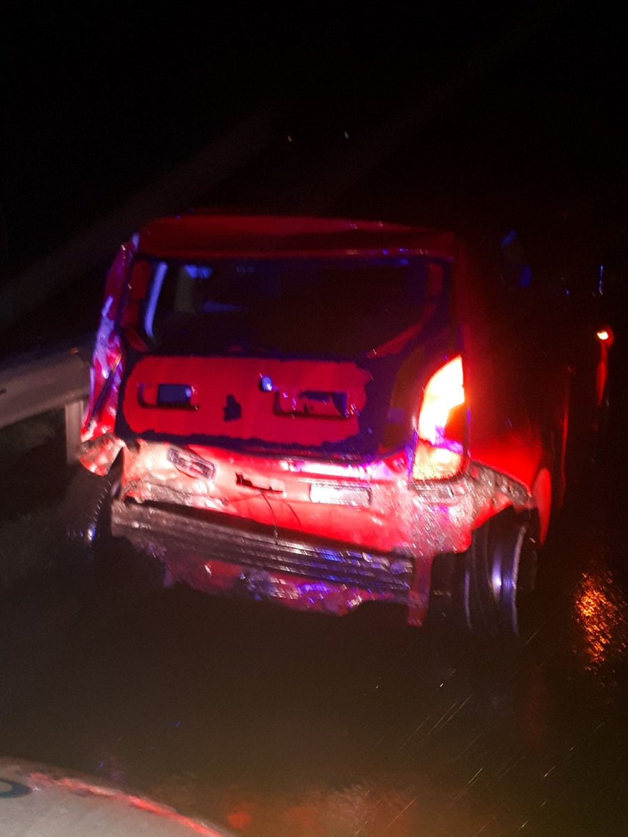 Ennis Traffic Corps stopped this car (if you can call it that) on the M18. Driver had been involved in 2 collisions &amp; kept driving. Driver had no licence, no insurance &amp; also failed roadside drug test. Big day out in court to follow.