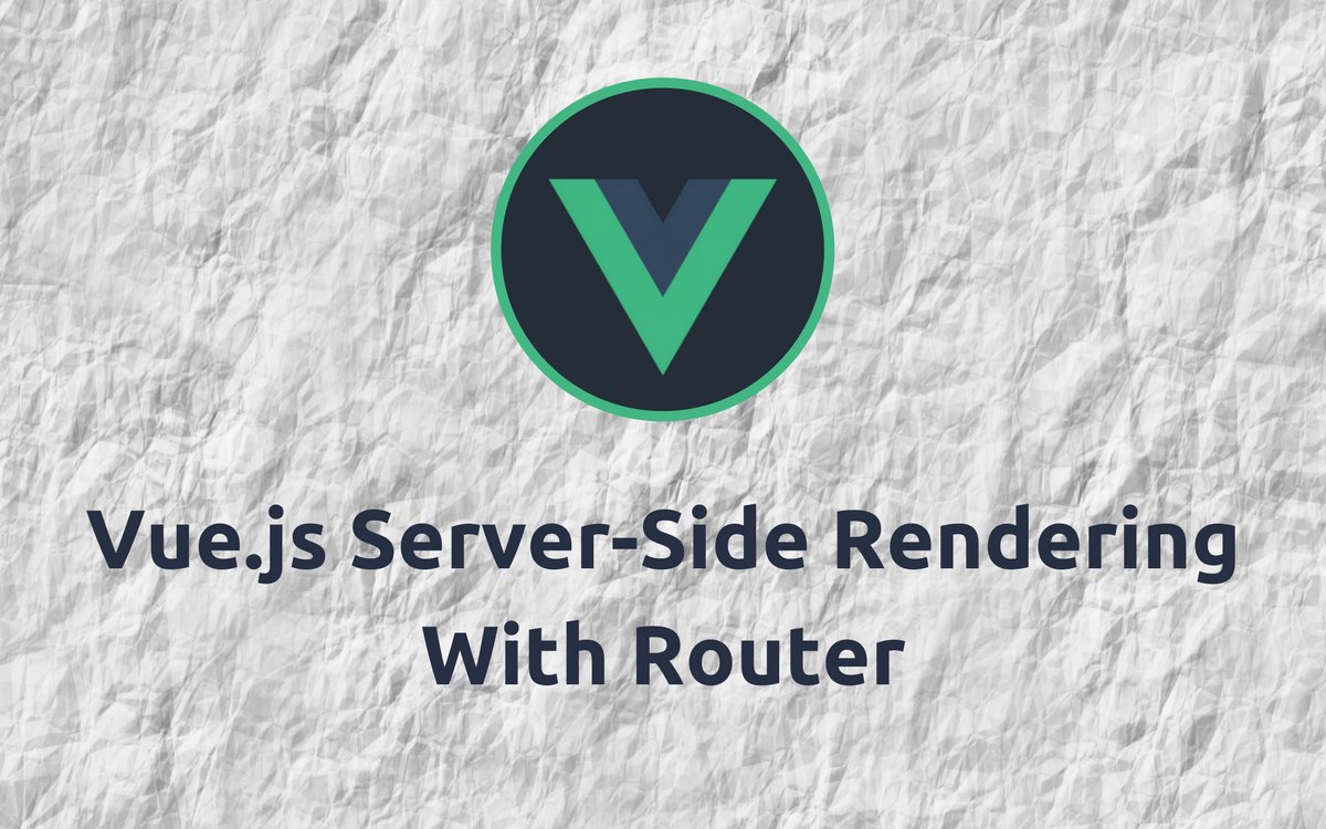 fuzlr's tweet photo. Vue.js Server-Side Rendering With Vue Router: Step-By-Step Guide https://t.co/ncNQZ8ZvUm #vuejs #javascript #vue #vuerouter #ServerSideRendering #FrontEnd #Nodejs #js #webdev https://t.co/9indCul292
