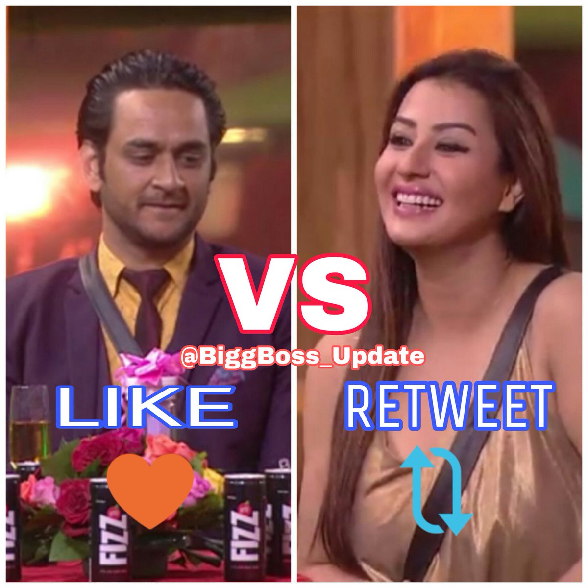 bonewzz's tweet photo. #VikasGupta vs #ShilpaShinde
Like♥for Vikas
RT🔃for Shilpa
#BB11 #BiggBoss #BiggBoss11 https://t.co/tuSvNDIP8Y