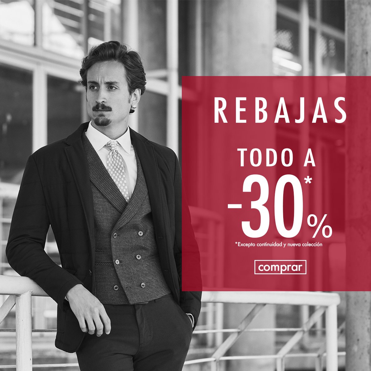¡Empiezan las Rebajas! TODO al -30% en nuestras tiendas y online.
Consigue aquí tus prendas favoritas: bit.ly/2C9IBNi