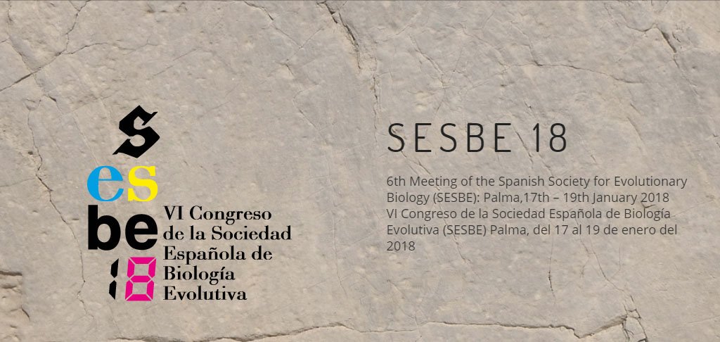 BiologiaUS's tweet photo. La Universitat de les Illes Balears organiza el VI Congreso de la Sociedad Española de Biología Evolutiva (#SESBE), que tendrá lugar en Palma de Mallorca de la mañana del miércoles 17 hasta la tarde del viernes día 19 de enero de 2018.
https://t.co/wF7prc5SyL https://t.co/JKORTM0DRN